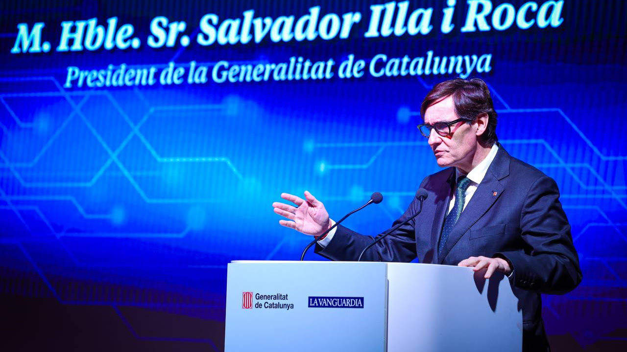 Salvador Illa en el 'Catalunya interl·ligent: IA per transformar el futur', inteligencia artificial