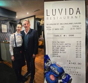 CEO de Ryanair y el restaurante