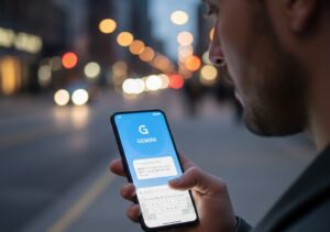 un móvil con gemini