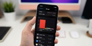 espacio en el móvil