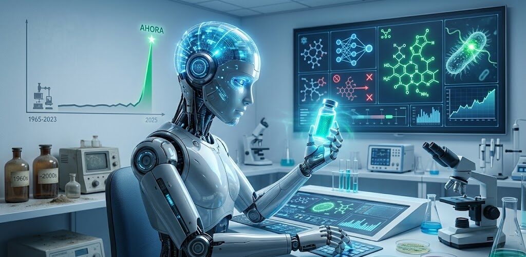 IA descubre antibiótico