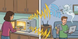 microondas y el WiFi