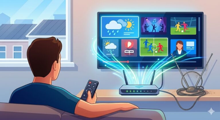 televisión en abierto sin antena