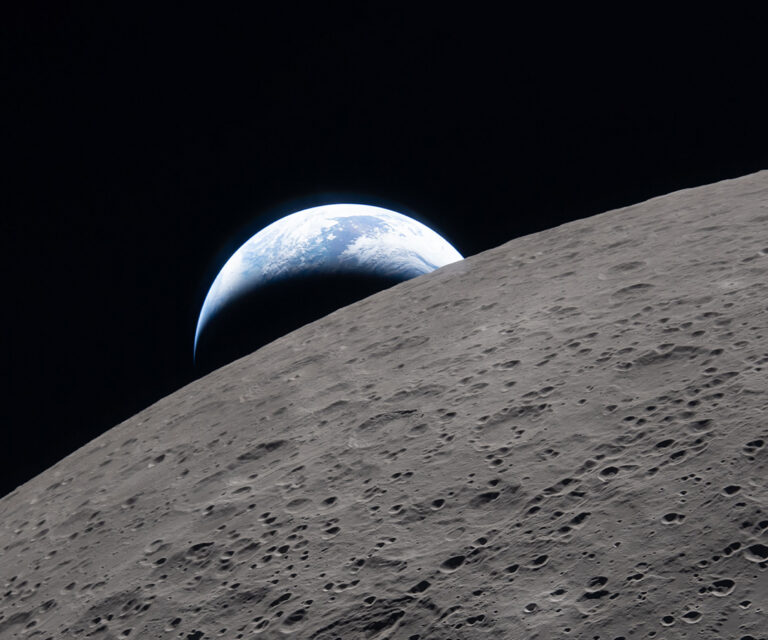 La tierra desde la Luna