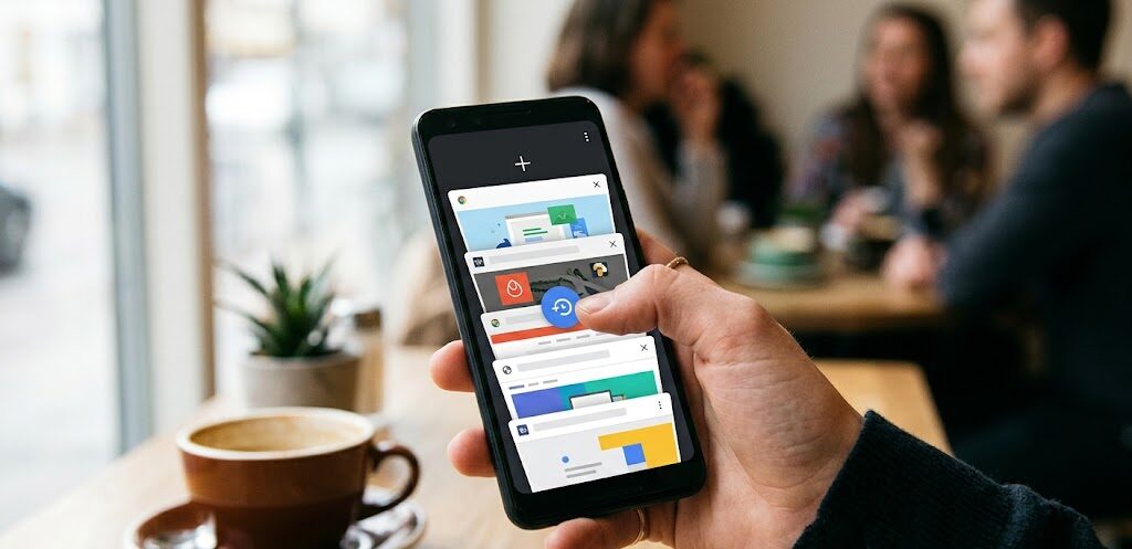Recuperar pestaña cerrada móvil en Chrome y Safari