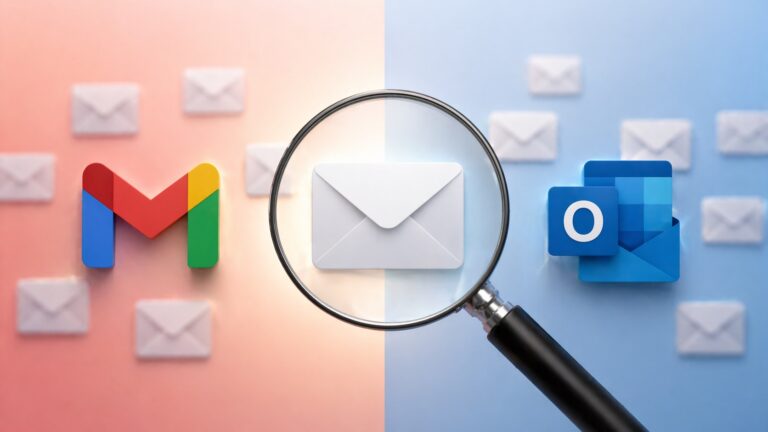 correo Gmail y Outlook