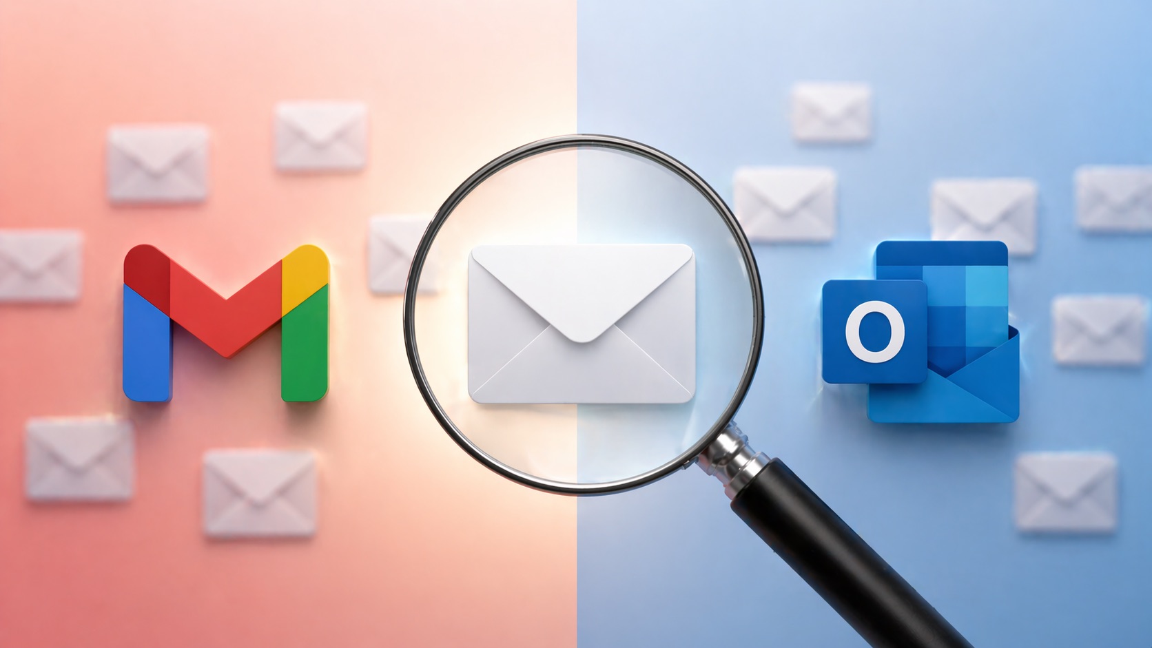 correo Gmail y Outlook