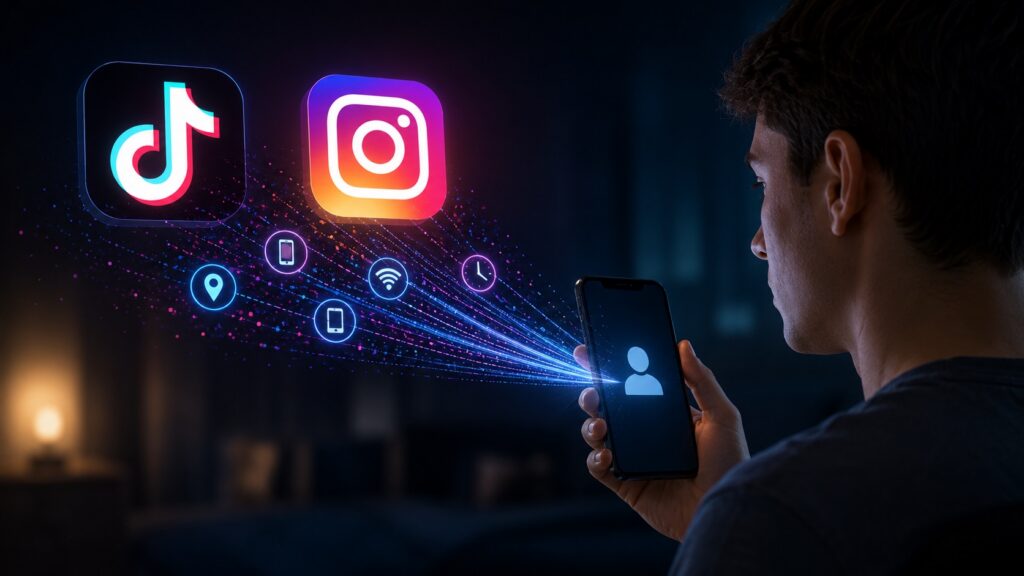 TikTok e Instagram