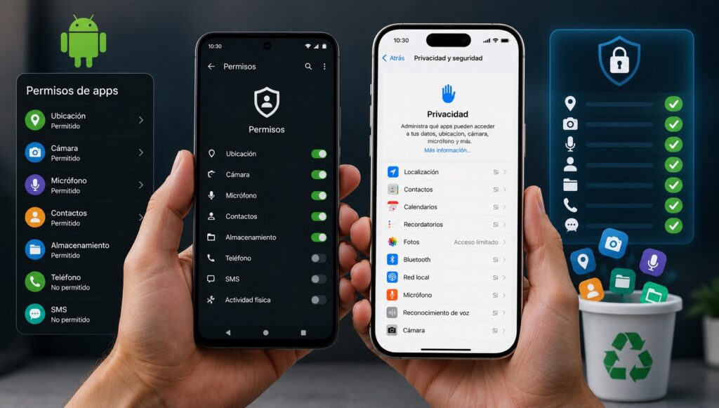 permisos iPhone y Android