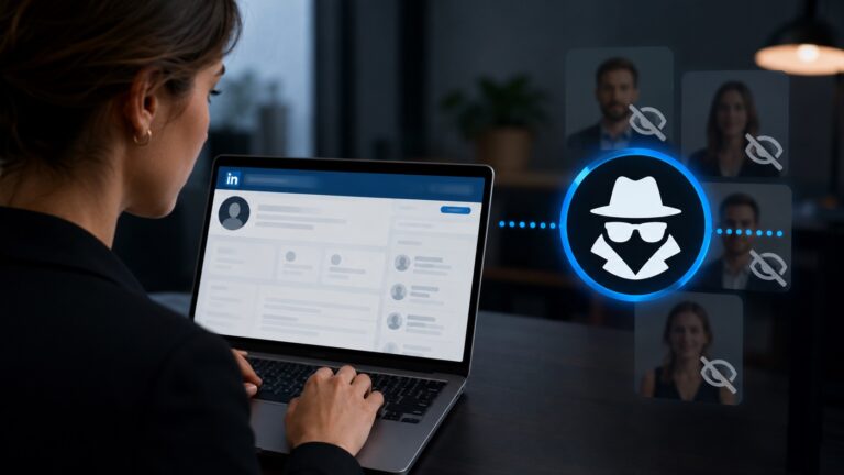 activar el modo privado de LinkedIn