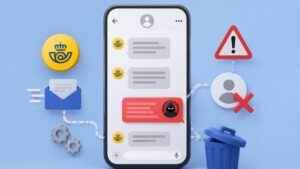 sms falso de correos