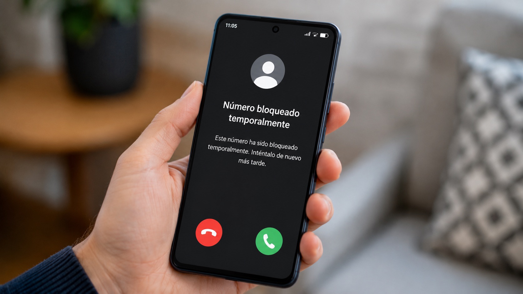 número bloqueado temporalmente
