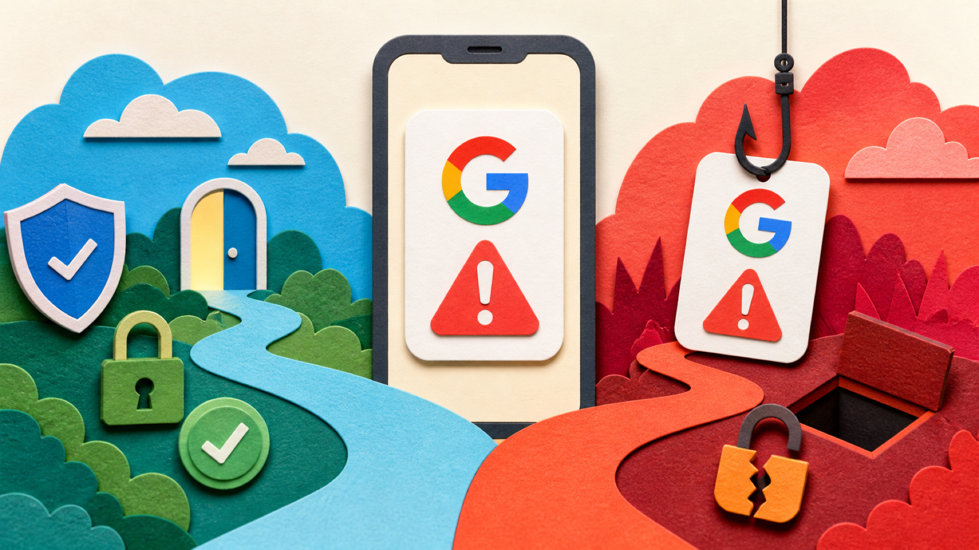 Un aviso de inicio de sesión sospechoso de Google