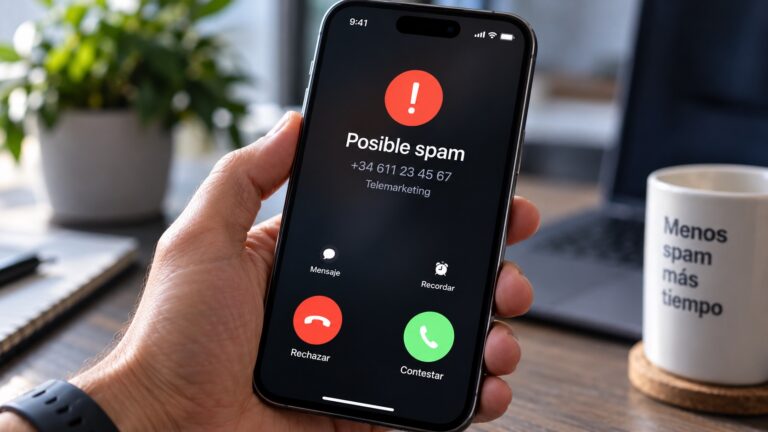 cómo bloquear llamadas spam móvil