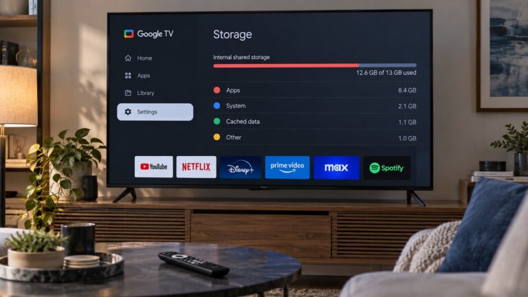 liberar espacio en Google TV