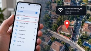 nombre red wifi revela ubicación