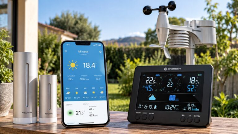 Dos estaciones meteorológicas WiFi para saber la temperatura exacta de tu jardín desde el móvil
