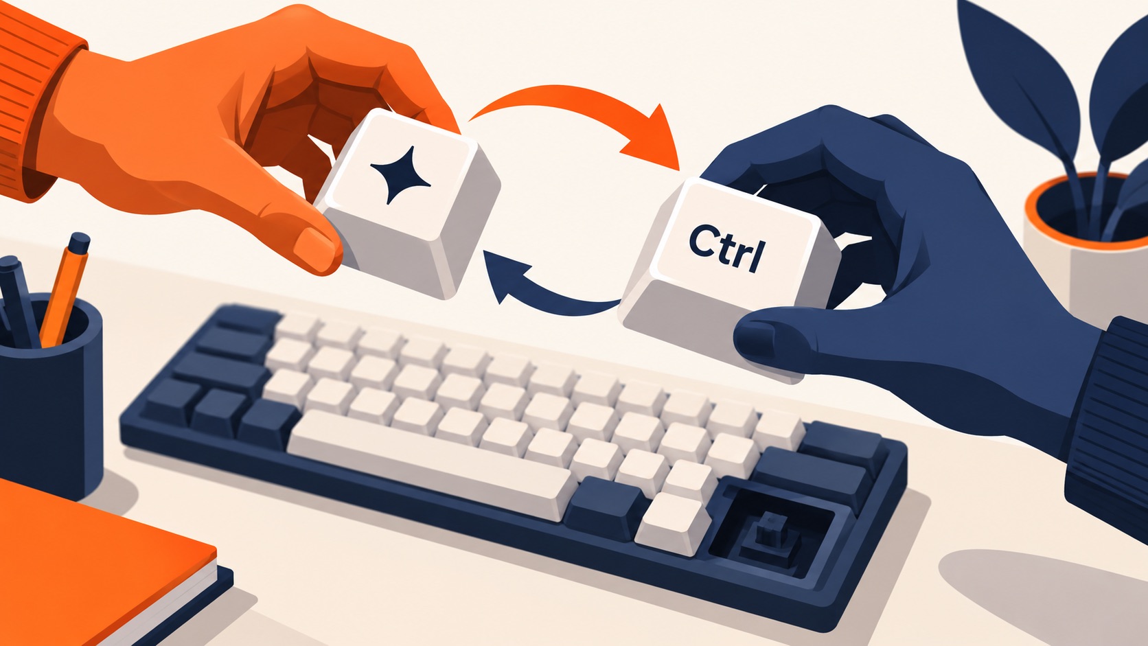 Tecla Copilot como Ctrl derecho