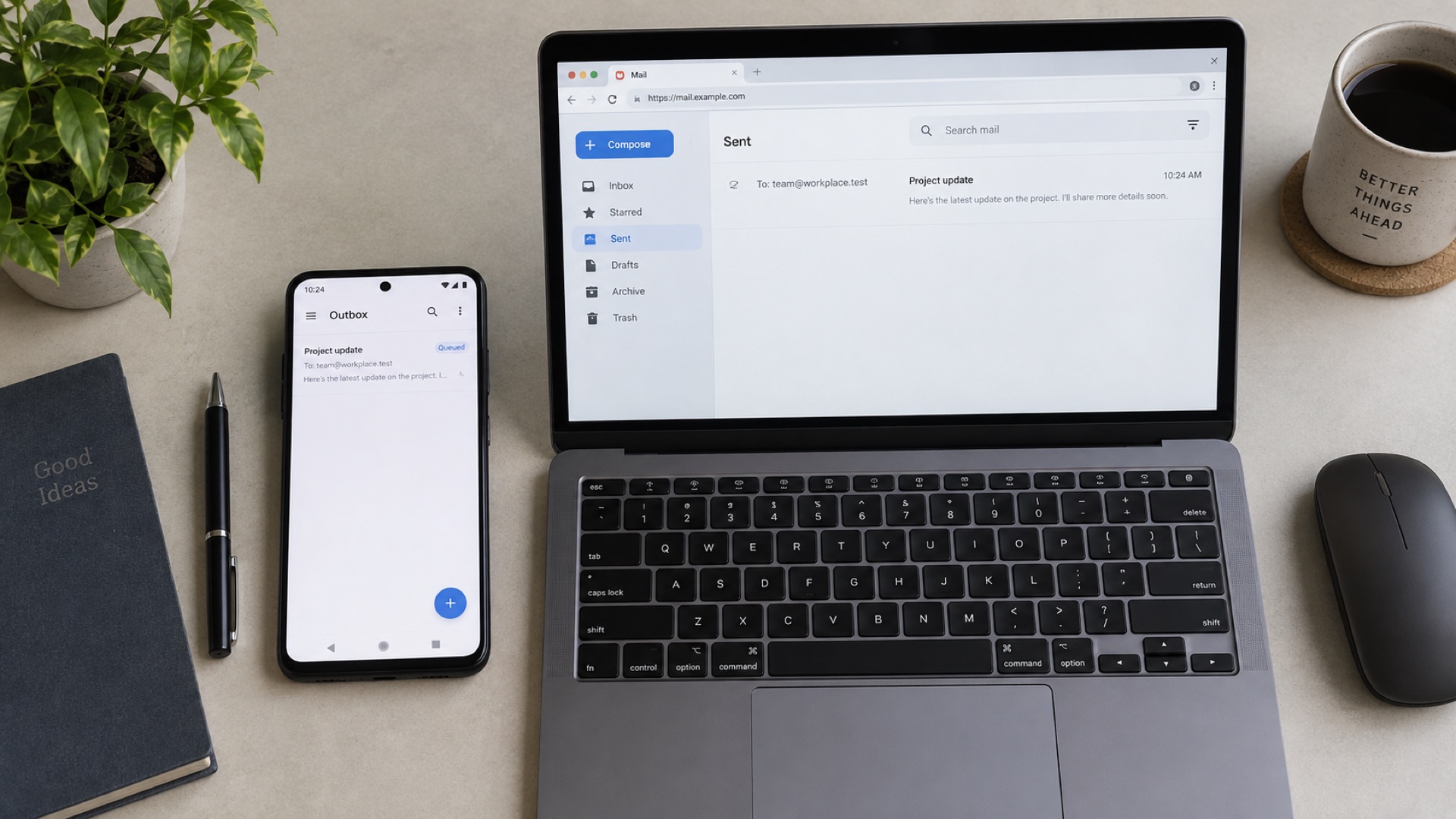 Gmail en cola Android